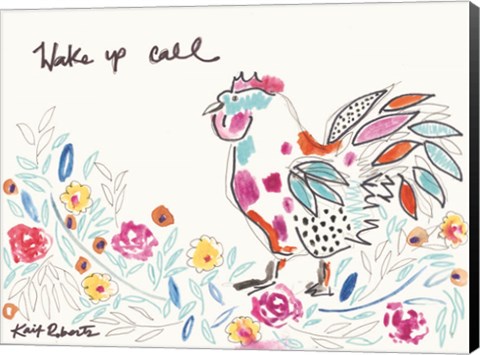Framed Wake Up Call Print