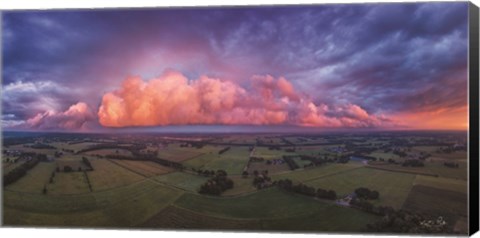 Framed Pink Cloud Print