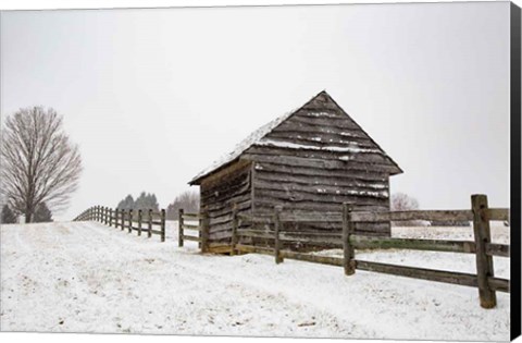 Framed Coming to the Barn Print