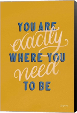 Framed Encouraging Words - Exactly Print