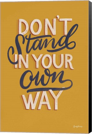 Framed Encouraging Words - Stand Print