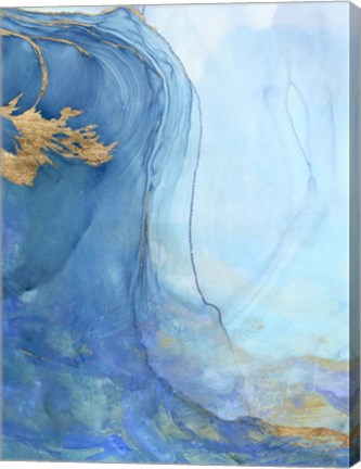 Framed Sea Whirl II Print