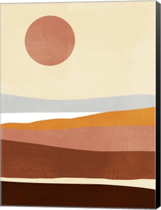 Framed Sunseeker Landscape II Print