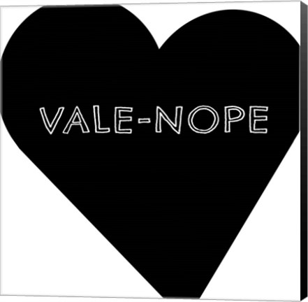 Framed Vale-Nope I Print