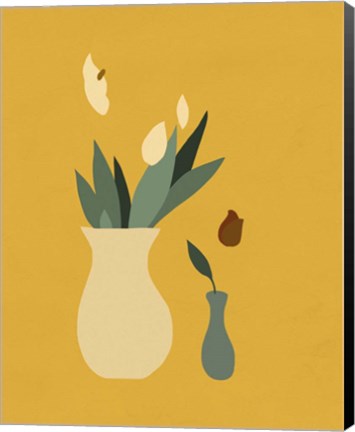 Framed Mod Peace Lily II Print