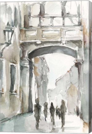 Framed Watercolor Arch Studies I Print