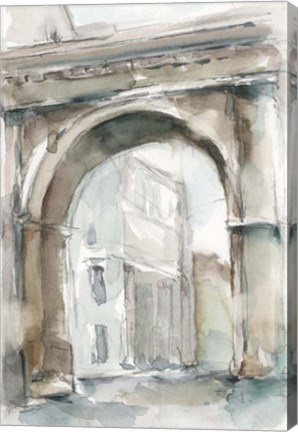 Framed Watercolor Arch Studies III Print