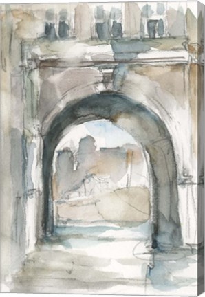 Framed Watercolor Arch Studies IV Print