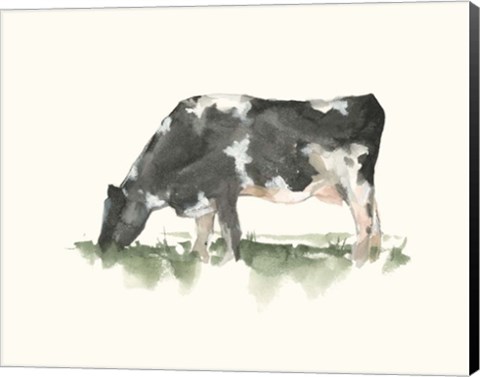 Framed Grazing Farm Animal II Print