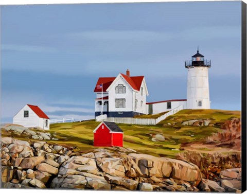 Framed Nubble House II Print