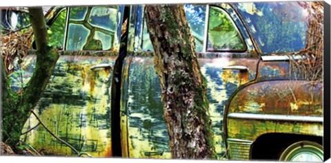 Framed Car Graveyard VIII Print