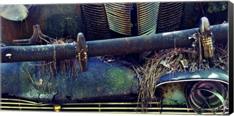 Framed Car Graveyard X Print