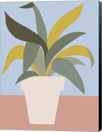 Framed Ordinary Houseplant I Print