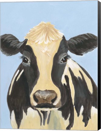 Framed Cow-don Bleu II Print