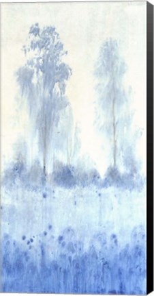 Framed Blue Focus I Print