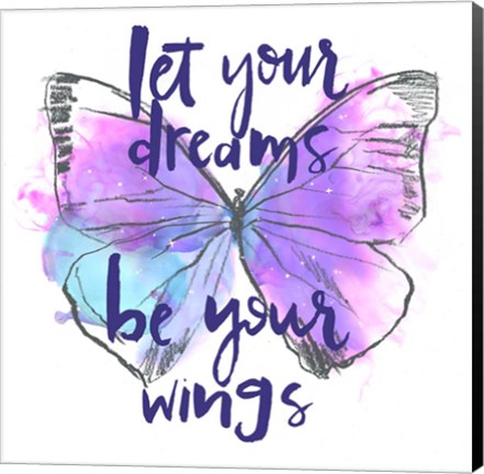 Framed Butterfly Dreams I Print