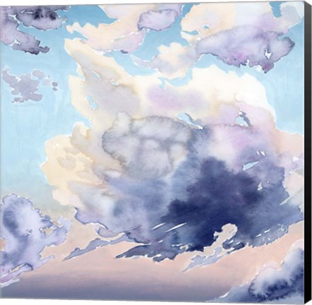 Framed Covered Clouds I Print