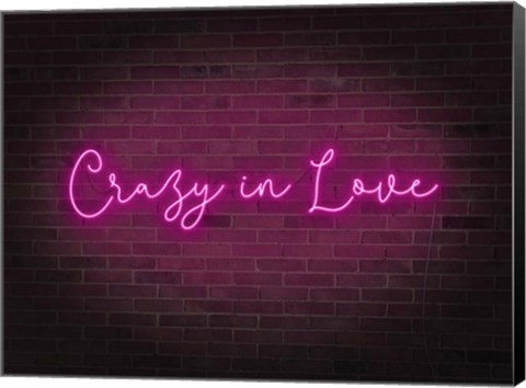 Framed Neon Love II Print