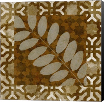 Framed Shades of Brown II Print