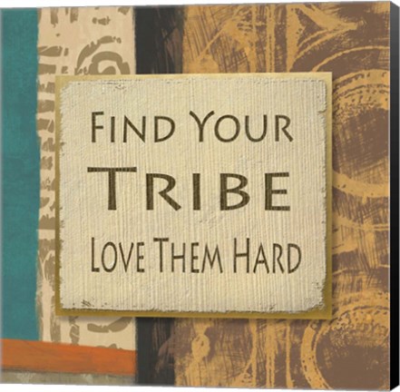 Framed Tribe I Print