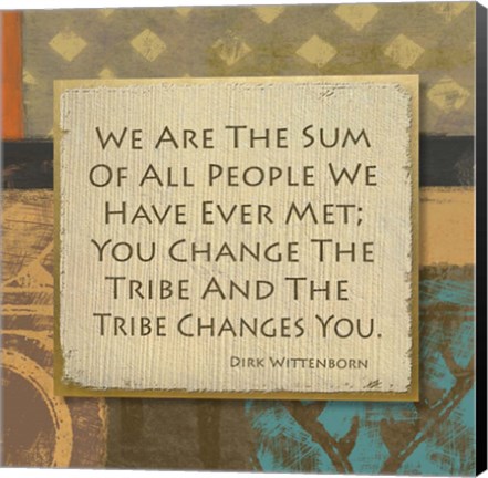 Framed Tribe II Print
