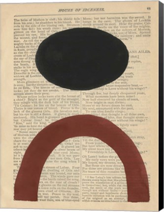 Framed Modern Prose X Print