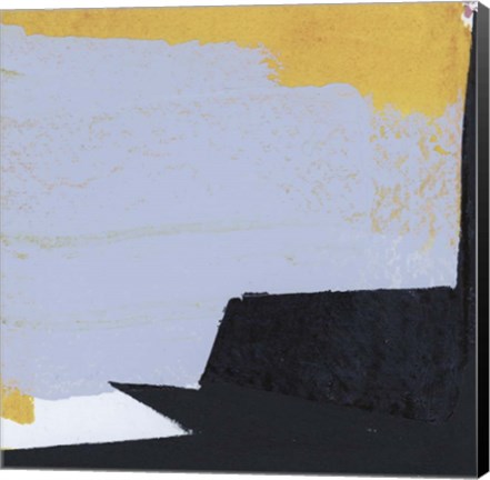 Framed Black &amp; Yellow II Print