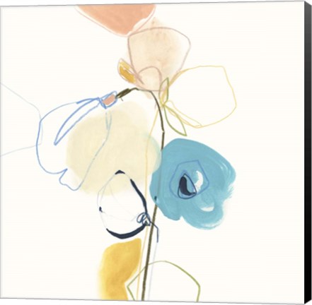 Framed Contour Garden II Print