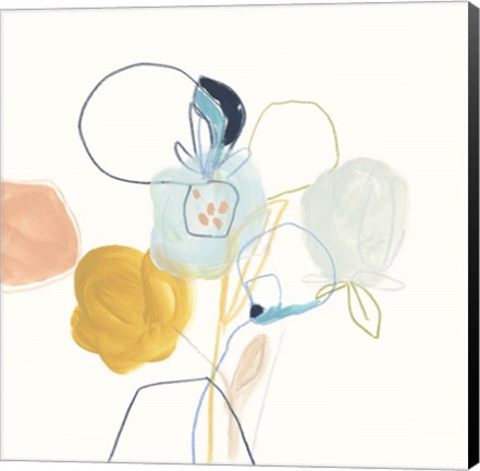 Framed Contour Garden IV Print