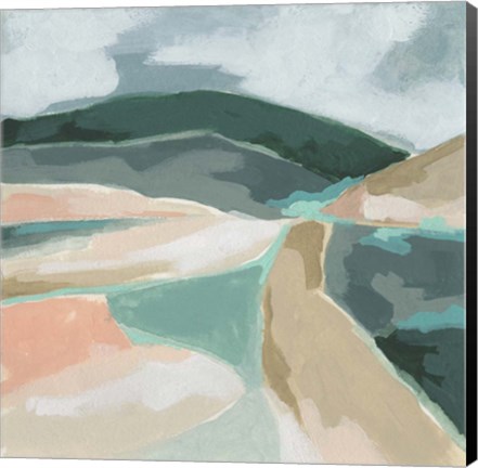Framed Marble Valley II Print