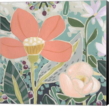 Framed Garden Confetti II Print