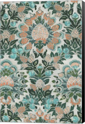 Framed Verdant Tapestry III Print