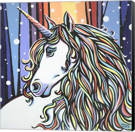 Framed Magical Unicorn II Print