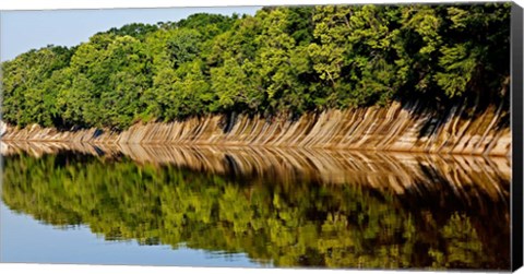 Framed Sailing on the Tombigbee Waterway in Alabama Print