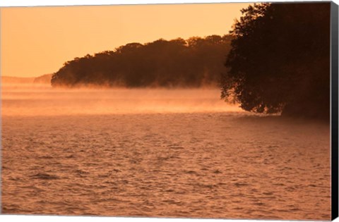 Framed Alabama, Florence Lake Wilson, Morning Mist Print