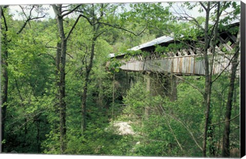 Framed Horton Mill Covered Bridge, Alabama Print