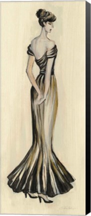 Framed Evening Gown I Print