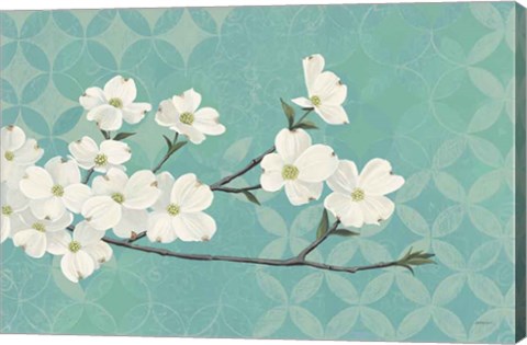 Framed Dogwood Blossoms Print