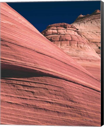 Framed Coyote Buttes II Blush Print