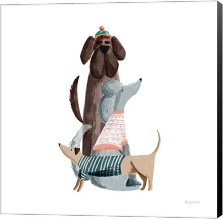 Framed Picnic Pets Dogs II Print