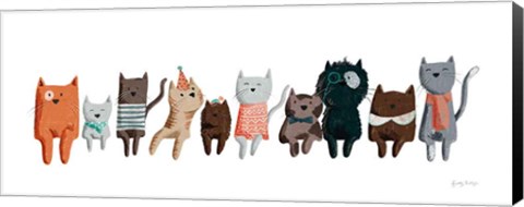 Framed Picnic Pets Cats III Print