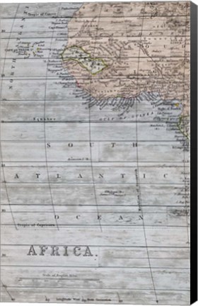 Framed Old Map Africa II Print