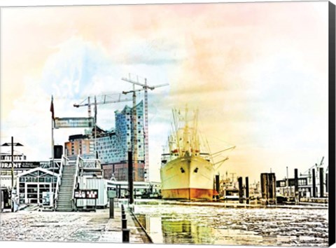 Framed Hamburg Print