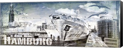 Framed Hamburg VI Print