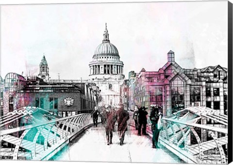 Framed London Bridge Print