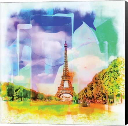 Framed Eiffel Tower Print