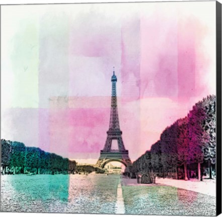 Framed Eiffel Tower II Print