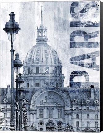 Framed Les Invalides III Print