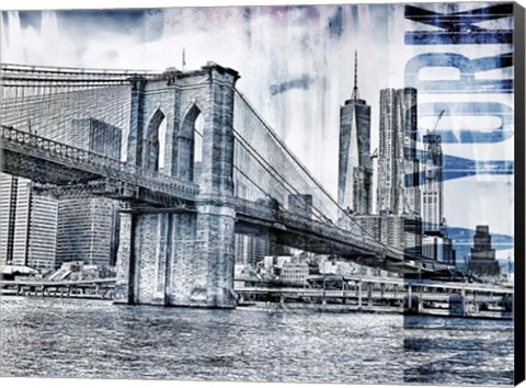 Framed New York III Print