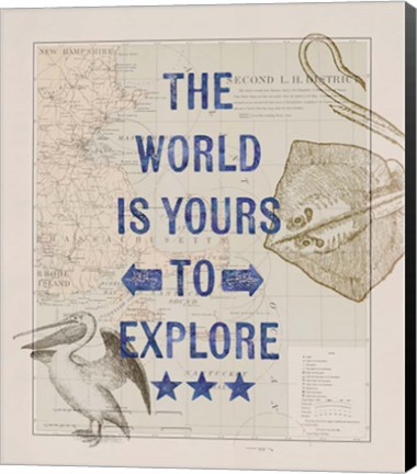Framed Explore Print